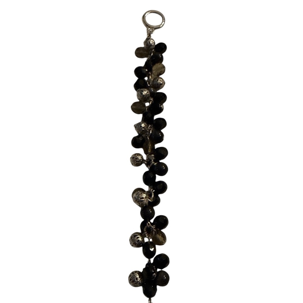 Ralph Lauren Black Cluster Bead‎ Toggle Bracelet - Picture 2 of 5